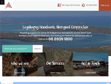 Tablet Screenshot of laynhapuy.com.au